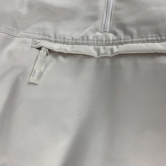 Nike Solo Swoosh Satin Anorak Jacket White Men’s size Large NEW DR0839-030 - Picture 6 of 10